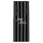 夫の妻と夫の新しい夫の結婚妻 ワインギフトバッグ (裏面)