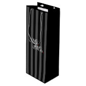 夫の妻と夫の新しい夫の結婚妻 ワインギフトバッグ (正面アングル)