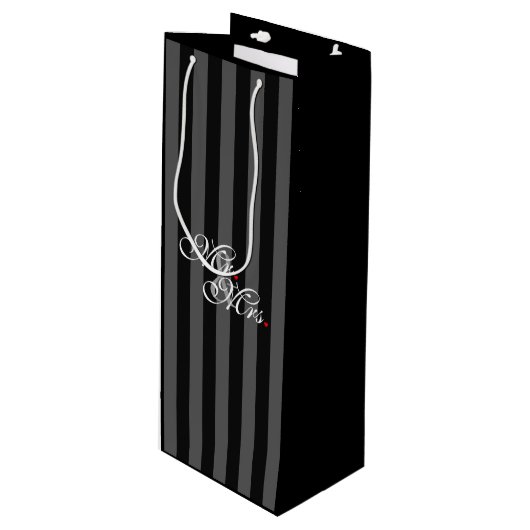 夫の妻と夫の新しい夫の結婚妻 ワインギフトバッグ (正面アングル)