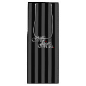 夫の妻と夫の新しい夫の結婚妻 ワインギフトバッグ (正面)