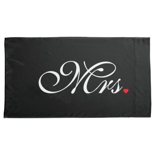 夫の妻と夫の新しい夫の結婚妻 枕カバー (正面右)