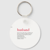 夫の妻の結婚定義/記念日 キーホルダー (正面)