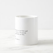 夫の妻の結婚定義/記念日 コーヒーマグカップ (中央)