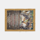 夫の恋人 |私の夫にあなたを愛した フリースブランケット (正面(横))