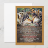 夫の恋人 | 私の夫よ、愛してる 招待状 (正面/裏面)