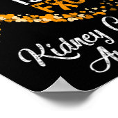 夫の戦いは私の戦い腎臓がんの認識 ポスター (角)