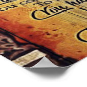 『夫の手紙に愛らしい引用文の贈り物』 ポスター (角)