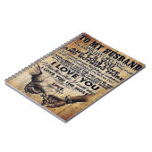 夫の手紙の妻 |夫の素敵な贈り物 ノートブック (左側)