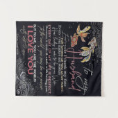 夫の手紙へ |最高の父の日 | タペストリー (正面(横))