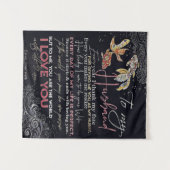 夫の手紙へ |最高の父の日 | タペストリー (正面(横))