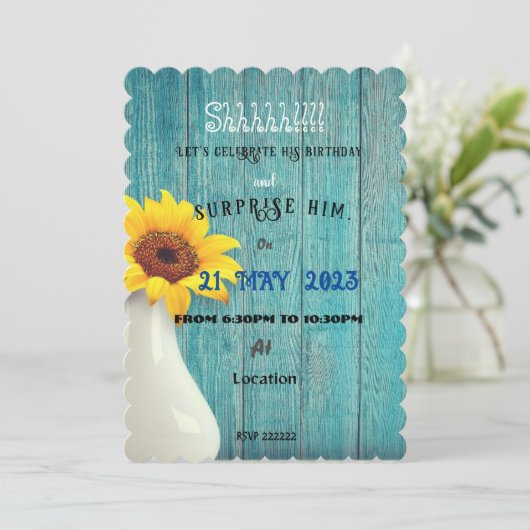 夫の招待状 招待状 (スタンド正面)