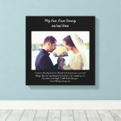 夫の更新贈与を誓う キャンバスプリント (インサイチュ (ウッドフロア))