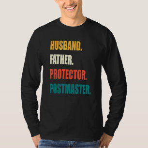 夫の父の保護者ポストマスター Tシャツ