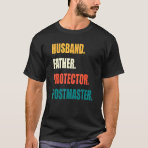 夫の父の保護者ポストマスター Tシャツ