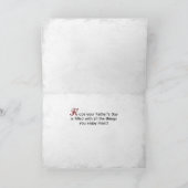 夫の父の日の大きくグランジな野球、スポーツ カード (内部)