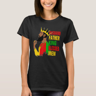 夫の父キングマ賛美ンブラックプライドパパファ Tシャツ