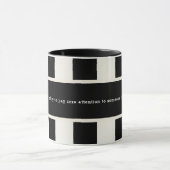 夫の父ユーモアのある親のストライプのレフェリー引用文 マグカップ (中央)