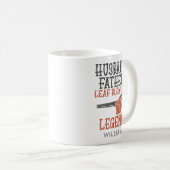 夫の父リーフブロワーレジェンドガーデナーパパ コーヒーマグカップ (正面右)