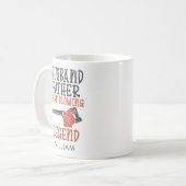 夫の父リーフブロワーレジェンドガーデナーパパ コーヒーマグカップ (正面左)