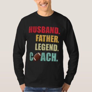 夫の父レジェンドサッカーコーチ父の日 Tシャツ
