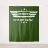 夫の男性の誕生日ブースバナータペストリー タペストリー (正面)