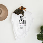 夫の眼球図をテーマにした妊娠の発表 Tシャツ