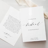 夫の結婚式の日用カードへのEllesmereの手紙 カード