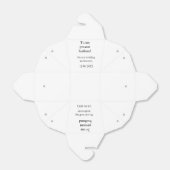 夫の結婚記念日に名前を付ける フェイバーボックス (折り畳みなし)