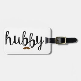 夫の荷物のラベル ラゲッジタグ