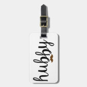 夫の荷物のラベル ラゲッジタグ (正面縦)