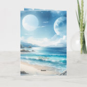 夫の記念日のグリーティングカード サンキューカード (裏面)