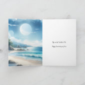 夫の記念日のグリーティングカード サンキューカード (内部)