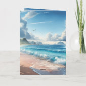 夫の記念日のグリーティングカード サンキューカード (裏面)