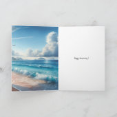 夫の記念日のグリーティングカード サンキューカード (内部)