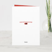 夫の記念日は毎日特別な赤 カード (裏面)