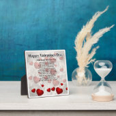 夫の詩プラーク – バレンタインデー – ハート2 フォトプラーク (インサイチュ)