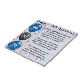 夫の詩-第30誕生日 タイル (側面)