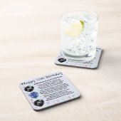 夫の詩-第50誕生日 コースター (右側)