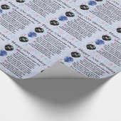 夫の詩-第50誕生日 ラッピングペーパー (角)