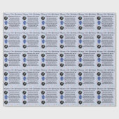 夫の詩-第50誕生日 ラッピングペーパー (フラット)