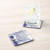 夫の詩-第70誕生日 コースター (右側)