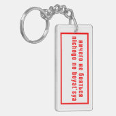 夫の誕生日にプレゼントが必要だ キーホルダー (正面左)