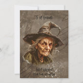 夫の誕生日は古い魔女から シーズンカード (正面)
