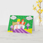 夫の誕生日カードおもしろい – カップル カード (黄色い花)