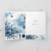 夫の誕生日カード サンキューカード (内部)