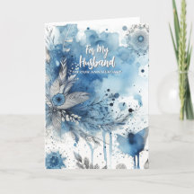 夫の誕生日カード