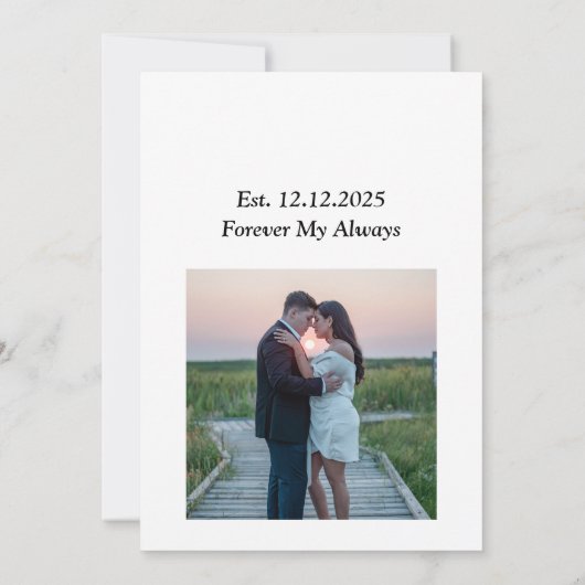 夫の誕生日カード 招待状 (裏面)