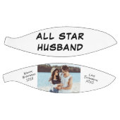 夫の誕生日パーソナライズされた写真 バスケットボール (パネル)