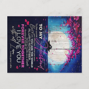 夫の誕生日プレゼント 夫への手紙 ポストカード