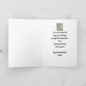 夫の誕生日愛マイハート《鳥》アメリカゴガラバード カード (内部)